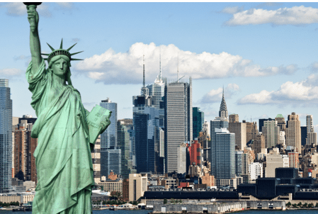 NewYork 1. New York City, New York The Big Apple (link text to NYC Case Study article) is leading by example. Ranked the 2nd leading smart city globally, this smart city has already incorporated many transportation innovations, and Mayor Bloomberg has outlined many ambitious goals for the city to run more efficiently and sustainably in his PlaNYC 2030. With vision and drive, New York City is paving a path to the future.