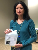 Jo Flaherty Jo Flaherty, Mobility Manager at FTSB in Kentucky, makes home grown hand sanitizers for the agency’s staff